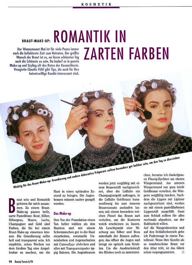 Braut Make-up: Romantik in zarten Farben -S2