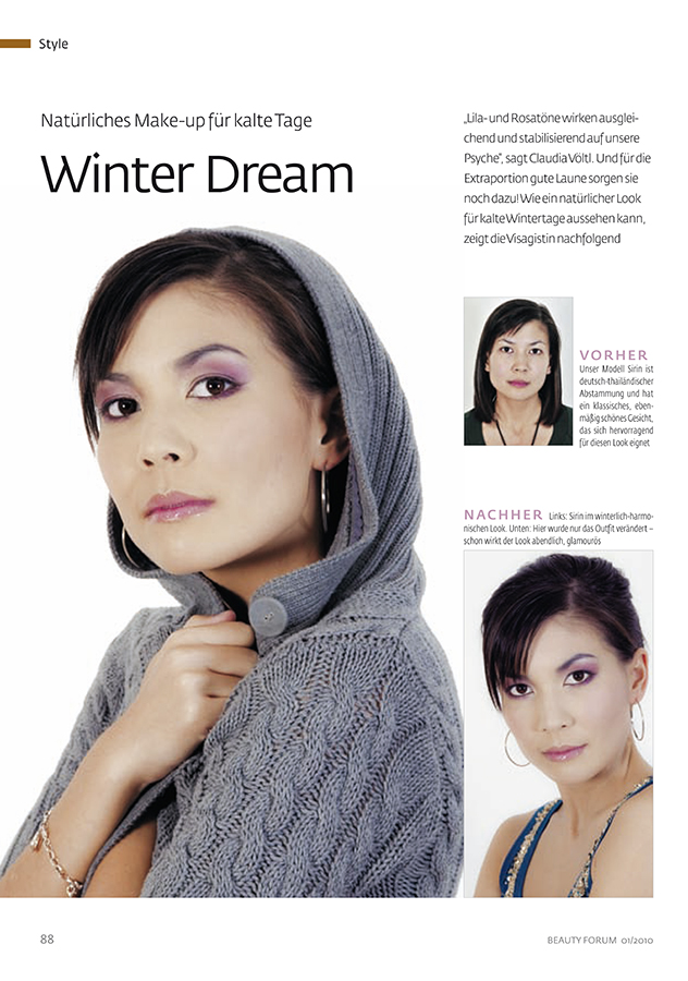 Natürliche Makeup für kalte Tage – Winter Dream S1