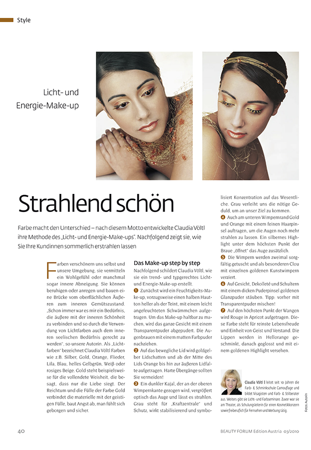 strahlend schoen- makeup